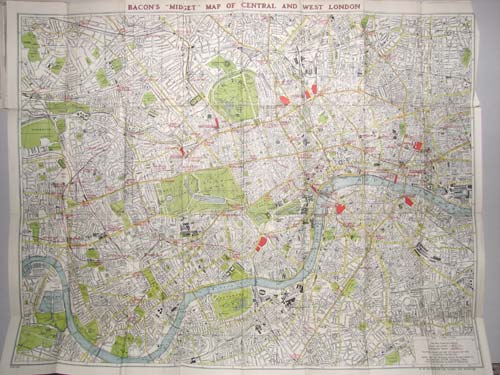 Early C20th Map of London